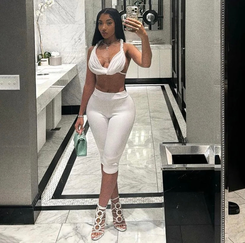 White Lexi two piece set