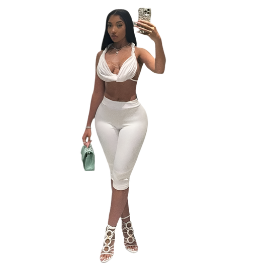 White Lexi two piece set