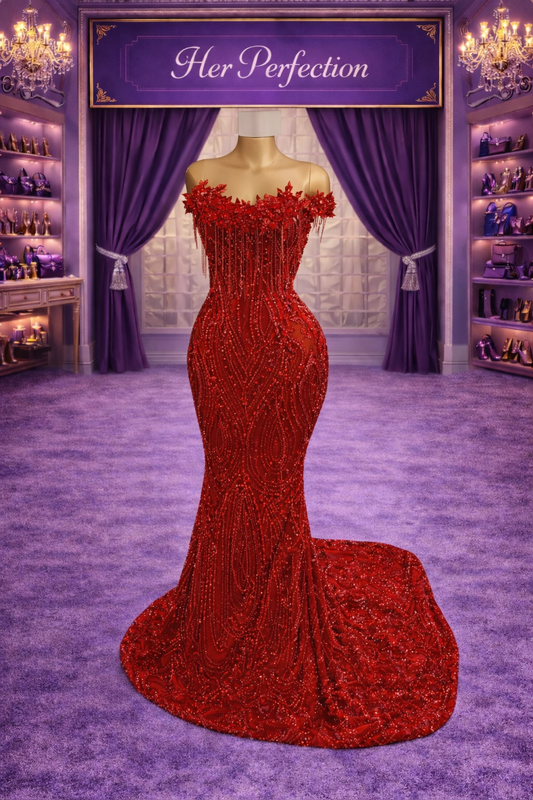 Red ruby dress