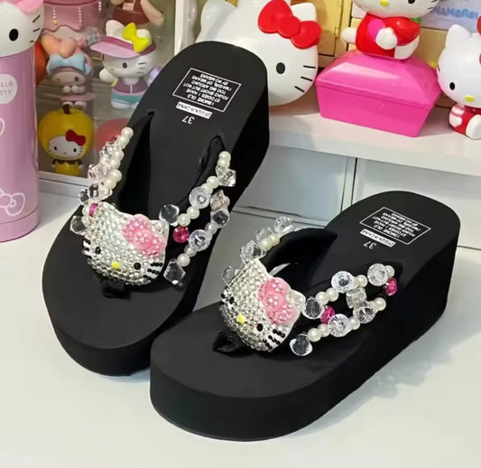 Y2kitty platform sandals