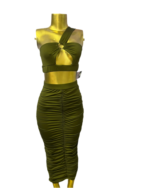 Green Samie two piece set