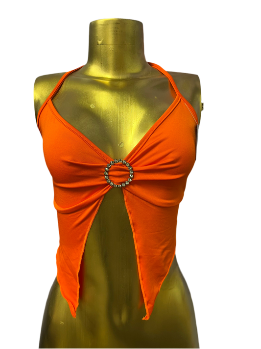 Orange nella  top
